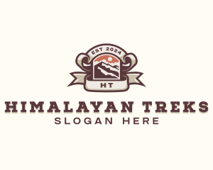 Adventure Mountain Trekking logo design