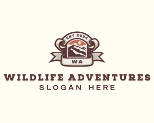 Adventure Mountain Trekking logo design