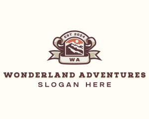 Adventure Mountain Trekking logo design