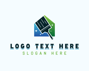 Sanitary - Squeegee Clean Housekeeper logo design