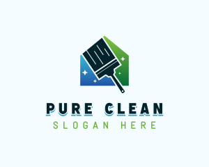 Squeegee Clean Housekeeper logo design