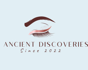 Eyebrow Eyelashes Cosmetic Makeup logo design