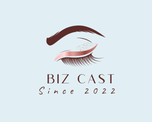 Event Styling - Eyebrow Eyelashes Cosmetic Makeup logo design