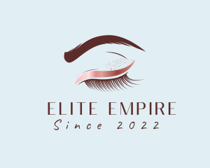 Eyebrow Eyelashes Cosmetic Makeup logo design