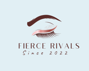 Eyebrow Eyelashes Cosmetic Makeup logo design