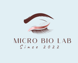 Eyebrow Eyelashes Cosmetic Makeup logo design