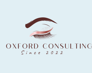 Eyebrow Eyelashes Cosmetic Makeup logo design