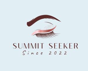 Eyebrow Eyelashes Cosmetic Makeup logo design