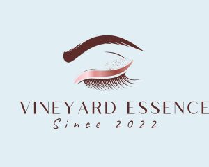 Eyebrow Eyelashes Cosmetic Makeup logo design