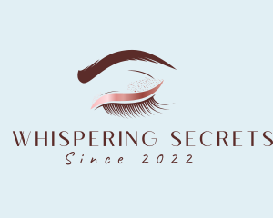 Eyebrow Eyelashes Cosmetic Makeup logo design