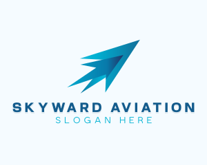 Aviation Flight Plane logo design