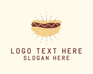 Hotdog - Hot Dog Sandwich Snack logo design