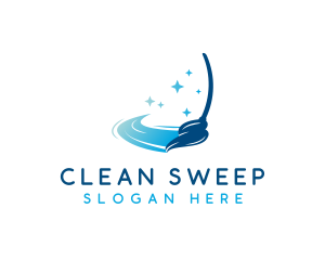 Sanitation - Mop Cleaning Sanitation logo design