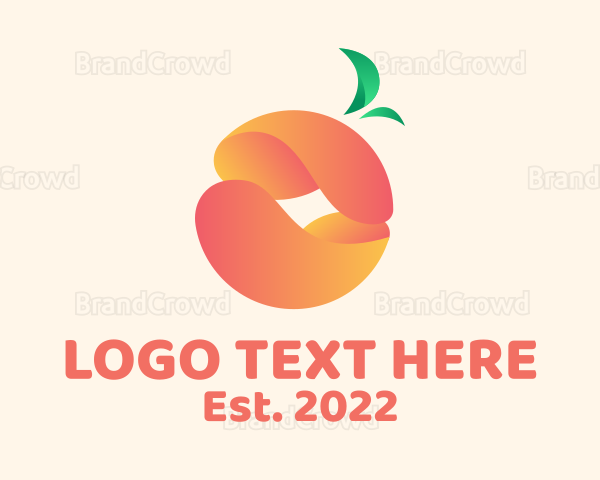 Modern Tropical Orange Logo