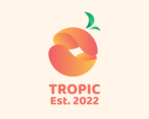 Modern Tropical Orange  logo design