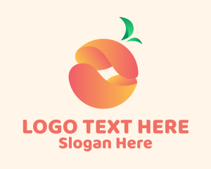 Modern Tropical Orange  Logo