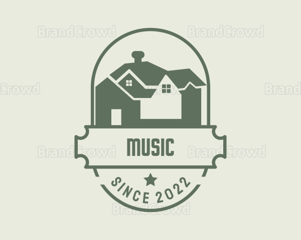 Real Estate Badge Logo
