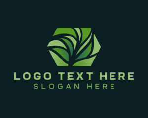 Herb - Grass Lawn Landscaping logo design