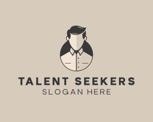 Recruitment - Male Recruitment Consultant logo design