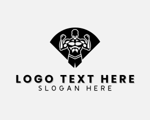 Weightlifting - Muscle Fitness Gym logo design