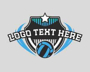 Ball - Volleyball Sports Team logo design