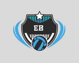 Volleyball Sports Team Logo