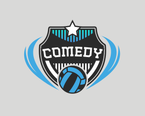 Volleyball Sports Team Logo