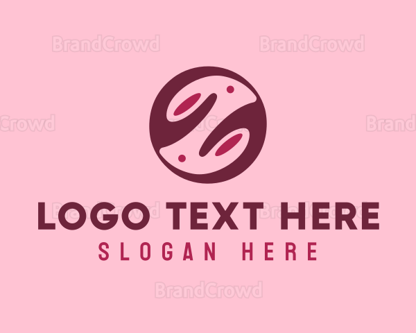 Pink Pet Rabbit Logo