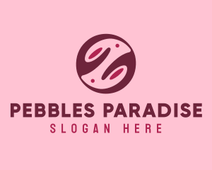 Pebbles - Pink Pet Rabbit logo design