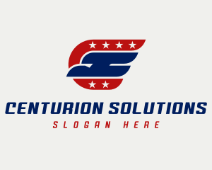 Eagle Aviation Letter C logo design