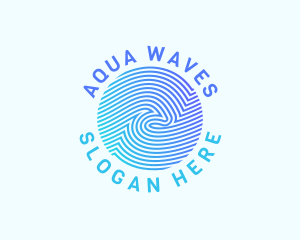 Modern Wave Startup logo design