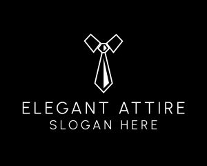 Necktie Suit Shirt logo design