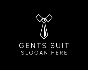 Necktie Suit Shirt logo design