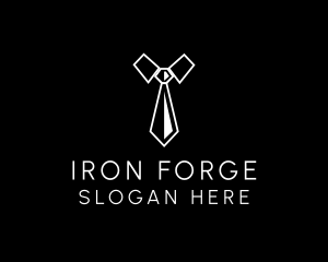 Necktie Suit Shirt logo design