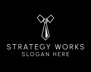 Necktie Suit Shirt logo design