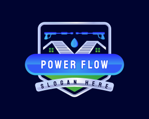 Power Wash Maintenance logo design