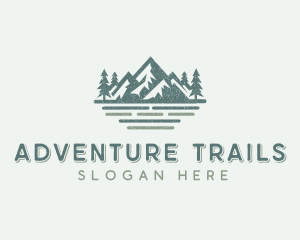 Summit Mountain Hike logo design