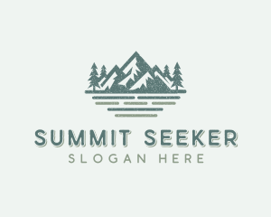 Summit Mountain Hike logo design