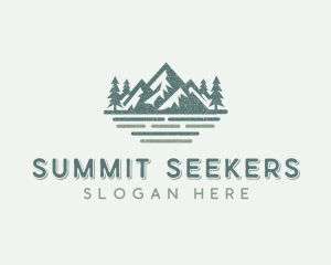 Summit Mountain Hike logo design