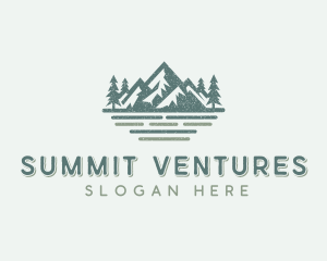 Summit Mountain Hike logo design