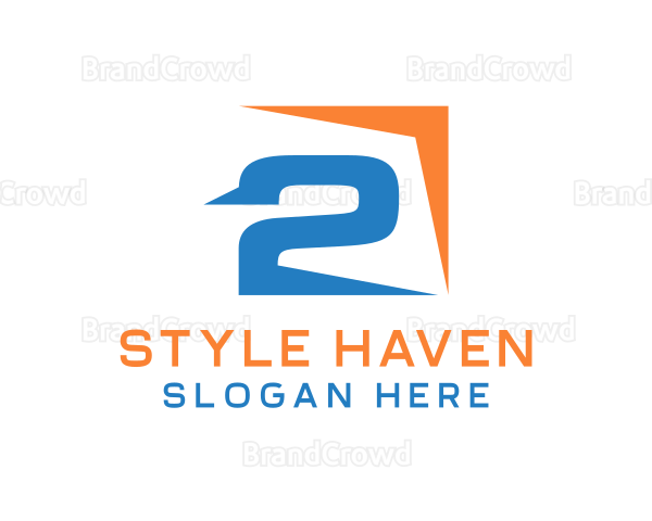 Generic Modern Number 2 Logo