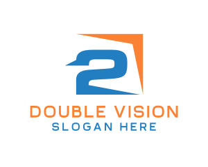 Two - Generic Modern Number 2 logo design
