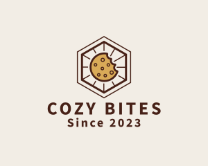 Comfort Food - Hexagon Cookie Bakery logo design
