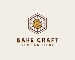 Hexagon Cookie Bakery logo design