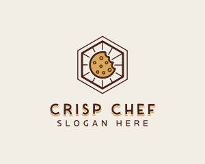 Hexagon Cookie Bakery logo design