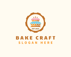 Pastry Cake Factory logo design