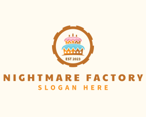 Pastry Cake Factory logo design