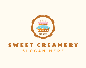 Pastry Cake Factory logo design