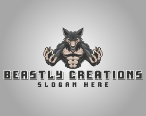 Creature - Mythical Creature Werewolf logo design