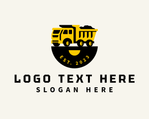 Trucking - Dump Truck Contractor logo design